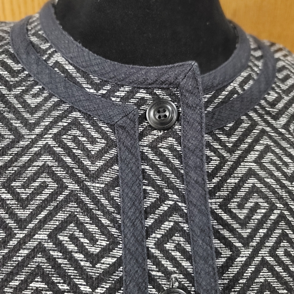 Pendleton Black And White Woolen Patterned Jacket - image 5